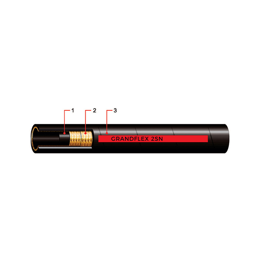 DIN EN853 2SN, SAE 100R2AT